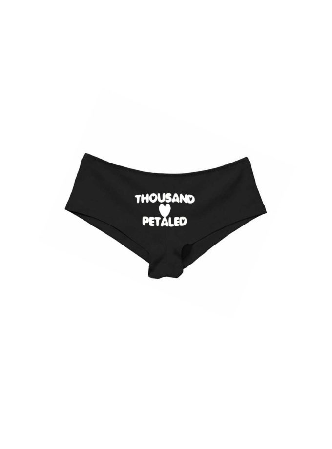 Thousand Petaled Logo Graphic Hot Pants Maison Shortie