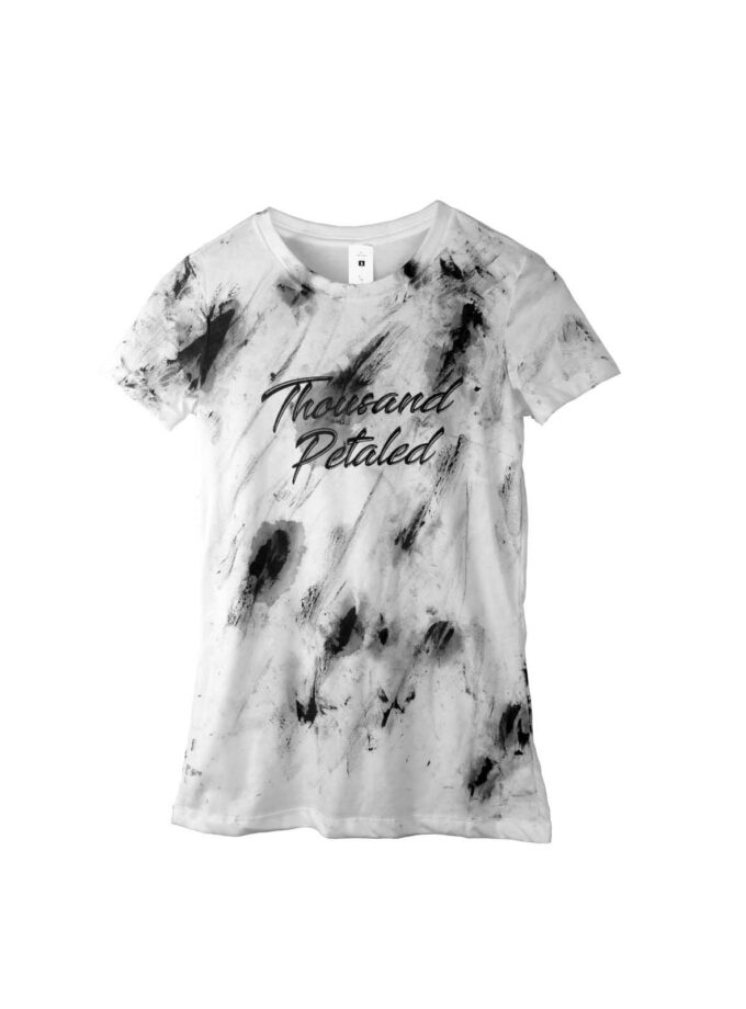 Thousand Petaled Logo Graphic Everywhere Print Petal T-shirt