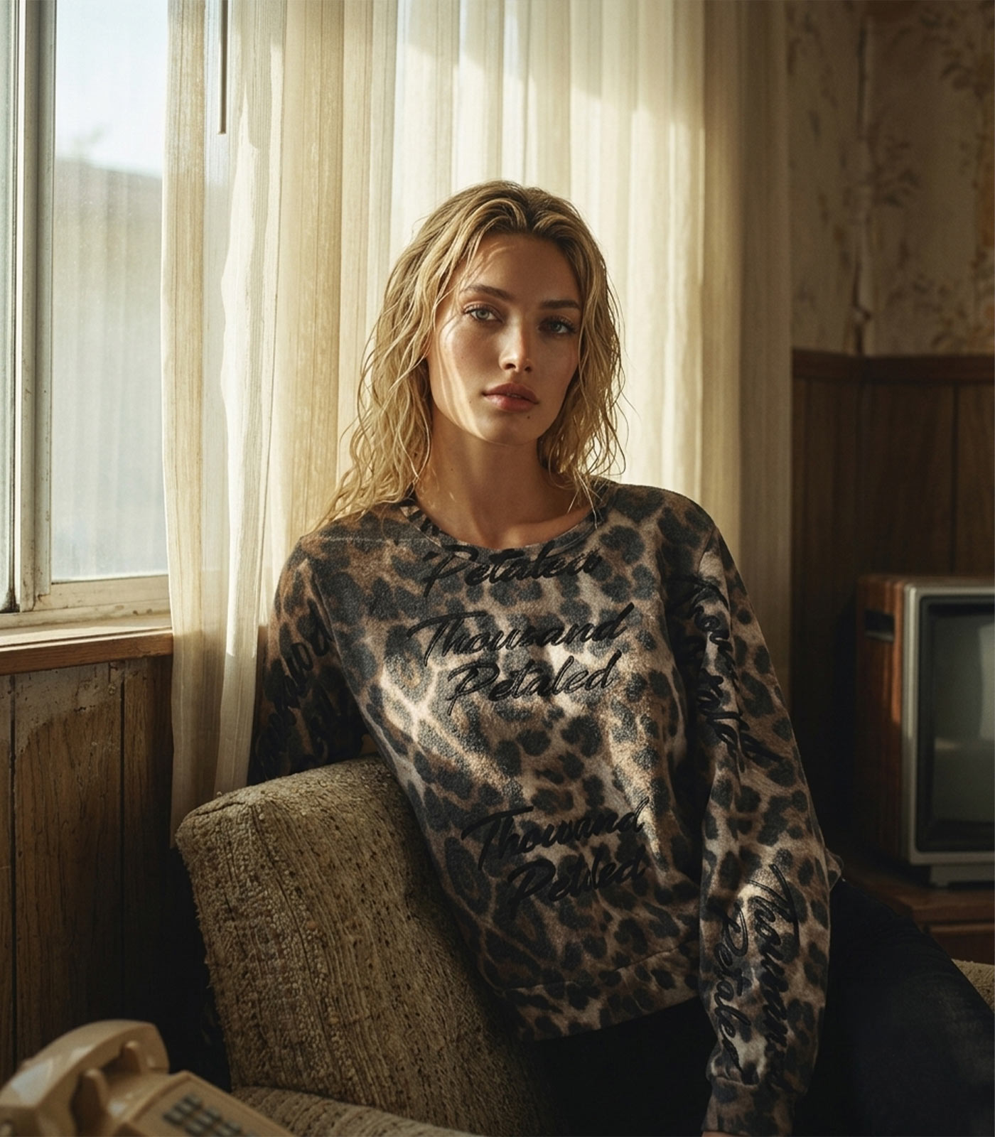 Thousand Petaled Leopard Logo Graphic Everywhere Print — Lab