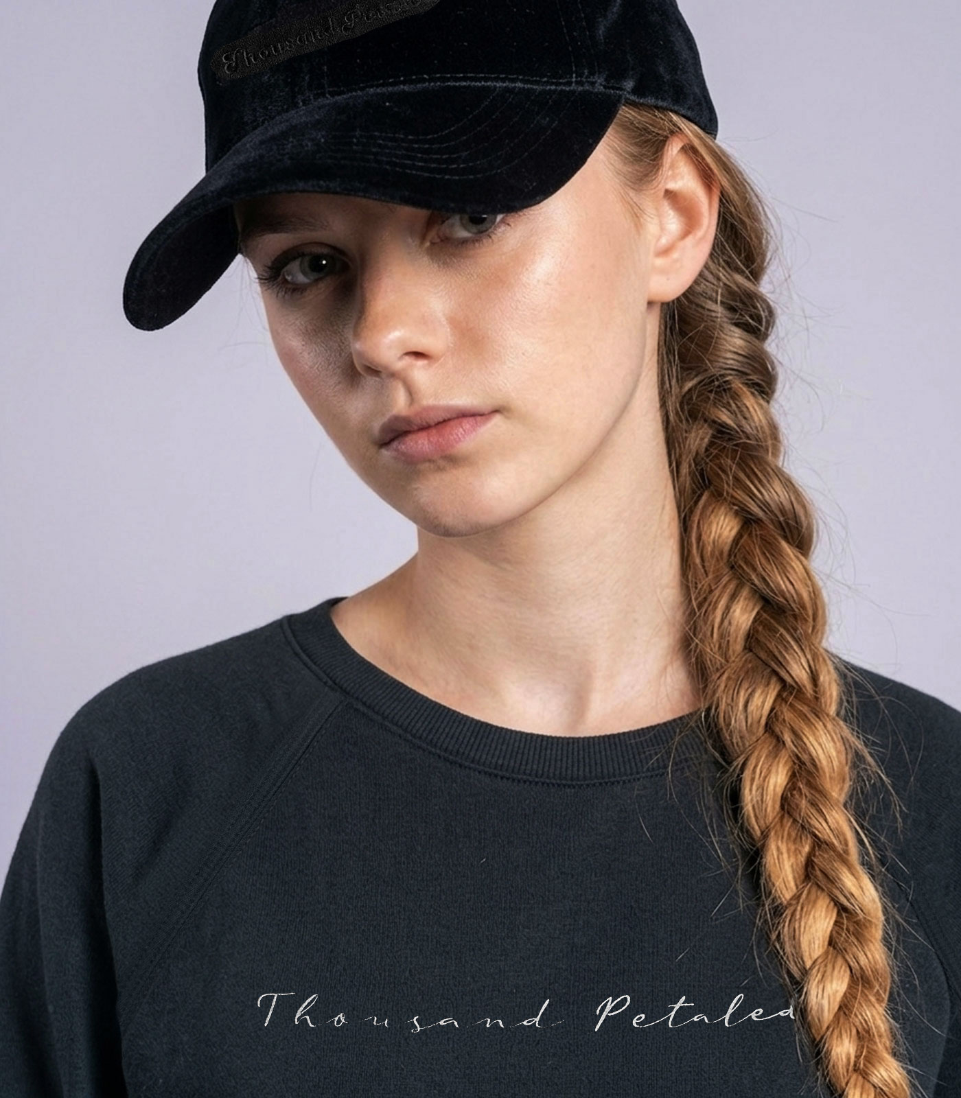 Thousand Petaled Logo Graphic Cotton Sweatshirt