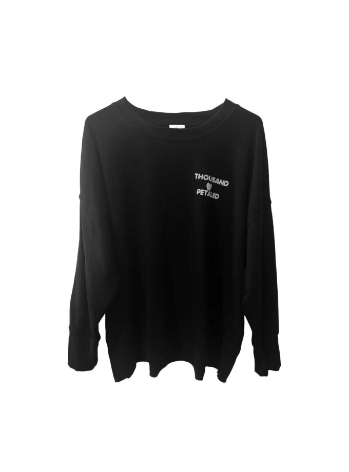 Thousand Petaled Logo Graphic Print Home Mega Sweatshirt