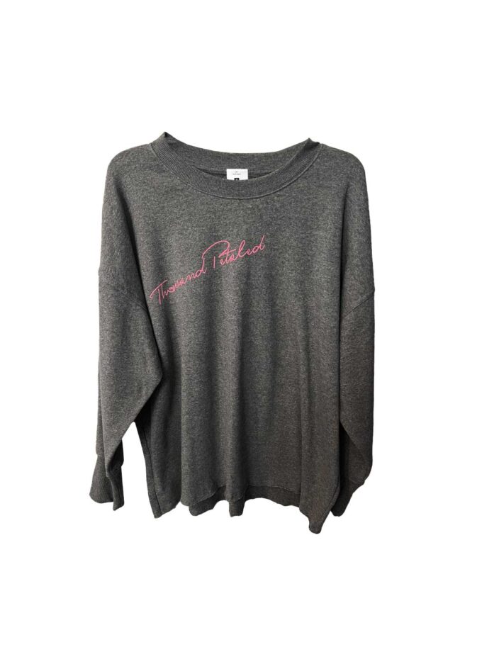 Thousand Petaled Logo Graphic Print Home Mega Sweatshirt