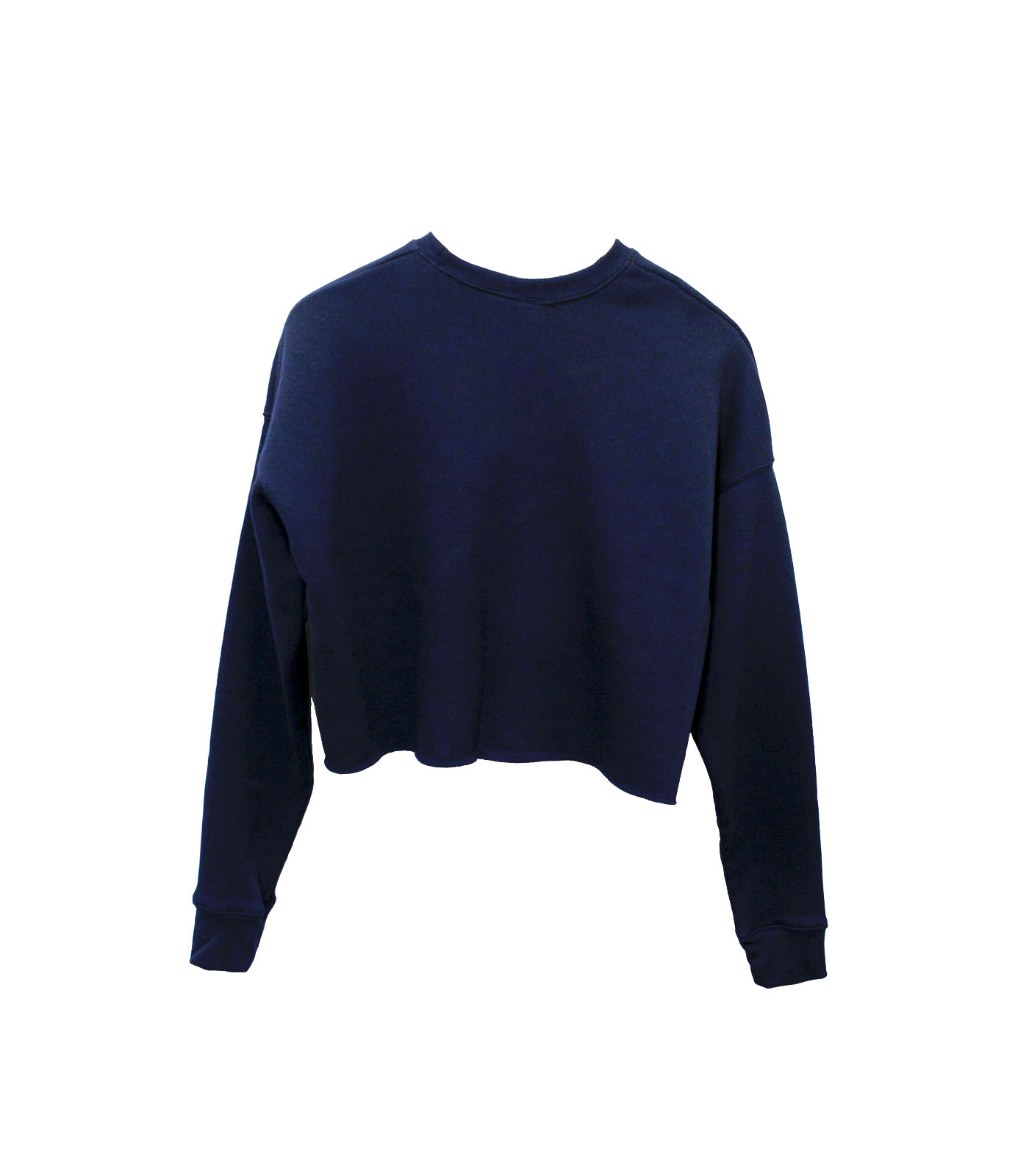 Thousand Petaled Embroidered Logo Iconic Cropped Sweatshirt