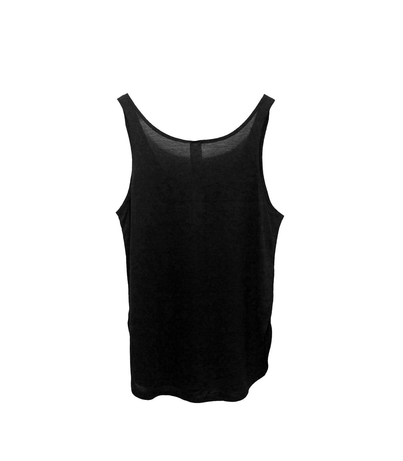 Thousand Petaled Embroidered Logo Draped Tank Top